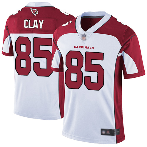 Arizona Cardinals Limited White Men Charles Clay Road Jersey NFL Football 85 Vapor Untouchable